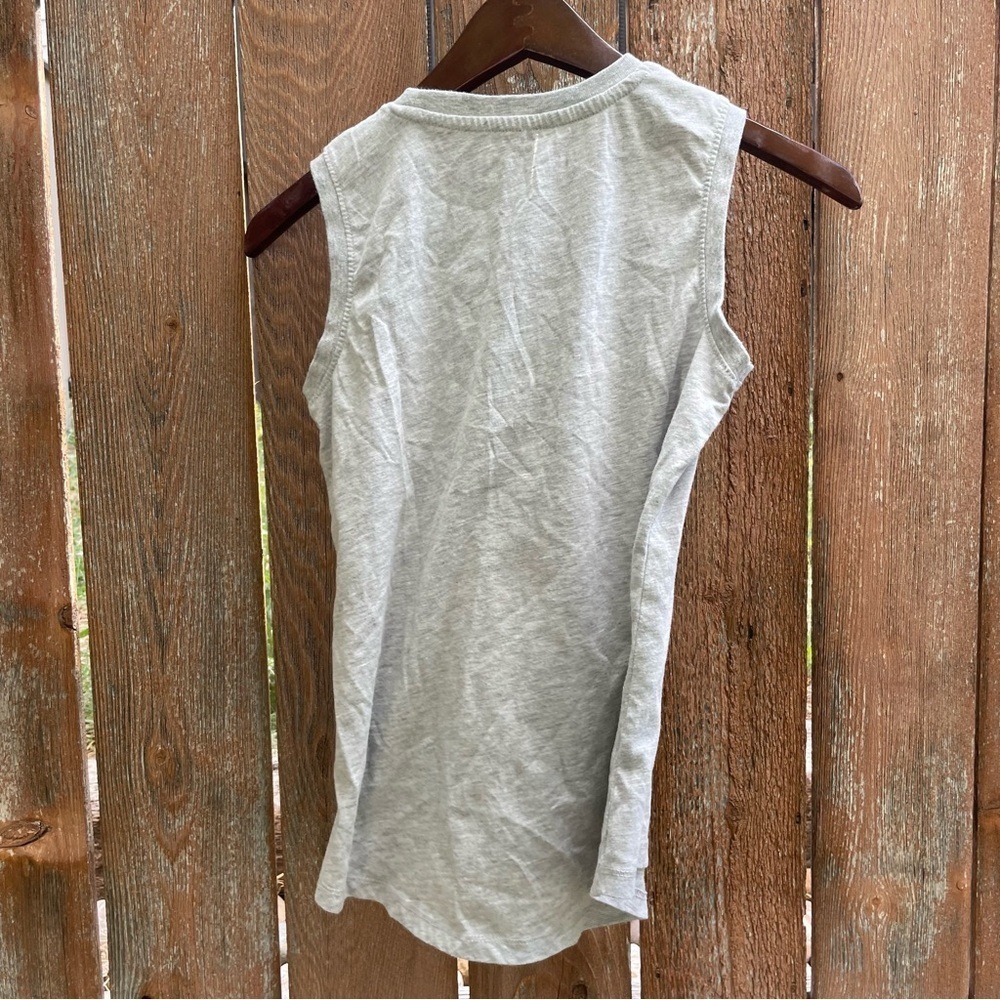 CHAMPION Girls Gray Tank Top Colorful Graphic Size 14 - Picture 6 of 6
